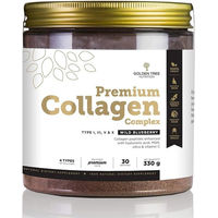 Produktbild von Golden Tree Premium Collagen Complex Pulver mit Typ I und Typ III Kollagen, zuckerfrei und ohne Zusatzstoffe