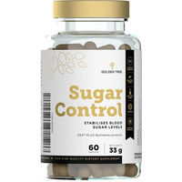Produktbild von Golden Tree Sugar Control mit Chrom und Kräuter-Komplex Kapseln glutenfrei laktosefrei ohne Zusatzstoffe 60 Stück