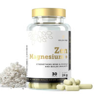 Produktbild von Golden Tree Zen Magnesium Kapseln vegan glutenfrei laktosefrei 30 Stück