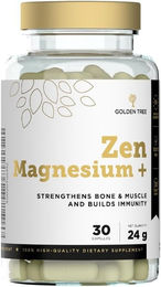 Golden Tree Zen Magnesium Kapseln vegan glutenfrei laktosefrei ohne Zusatzstoffe 30 Stück – Bild 1 von 1