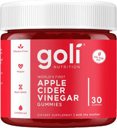Goli Nutrition Apfelessig-Gummis mit B-Komplex glutenfrei ohne Gelatine 30 Stück – Bild 1 von 1