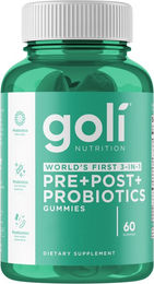 Goli Nutrition Pre+ Post+ Probiotics Gummis vegan vegetarisch ohne Gelatine – Bild 1 von 1