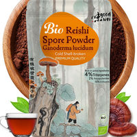 Produktbild von Goodwei Bio Reishi Sporenpulver Ganoderma Lucidum Zellwandgebrochen ohne Zusatzstoffe 100g