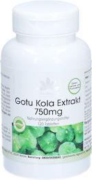 Gotu Kola Extrakt Warnke Vitalstoffe 750 mg Tabletten 120 Stück vegan mit Zink und Vitamin C – Bild 1 von 1