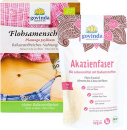 Govinda Bio Flohsamenschalen und Akazienfasern Ballaststoff-Komplex Pulver vegan und glutenfrei – Bild 1 von 1
