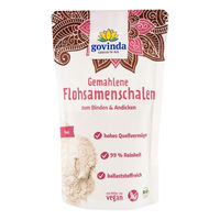 Produktbild von GOVINDA Flohsamenschalen Pulver 170 g, fein gemahlen, vegan und glutenfrei