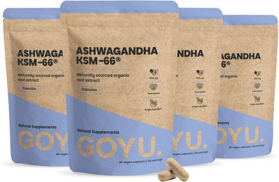 GOYU® Ashwagandha KSM-66 Bio Kapseln 500 mg vegan Multipack – Bild 1 von 1