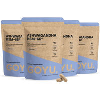 Produktbild von GOYU® Ashwagandha KSM-66 Bio Kapseln 500 mg vegan Multipack