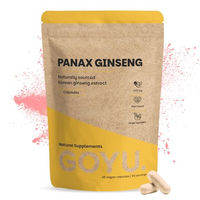 Produktbild von GOYU Panax Ginseng Extrakt Kapseln 500 mg 60 Kapseln vegan ohne Zusatzstoffe
