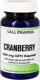 GPH Cranberry 400 mg Kapseln 120 Stück glutenfrei laktosefrei ohne Zusatzstoffe – Bild 1 von 2