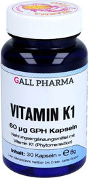 GPH Vitamin K1 60 µg Kapseln 30 Stück glutenfrei laktosefrei – Bild 1 von 3
