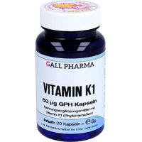 Produktbild von GPH Vitamin K1 60 µg Kapseln 30 Stück glutenfrei laktosefrei