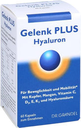 Grandel Gelenk PLUS Hyaluron Kapseln glutenfrei und laktosefrei 60 Stück – Bild 1 von 3