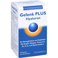Produktbild von Grandel Gelenk PLUS Hyaluron Kapseln glutenfrei und laktosefrei 60 Stück