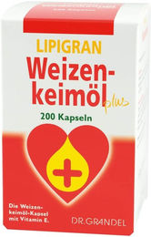 Grandel Weizenkeimöl Plus Kapseln mit Vitamin E 200 Stück – Bild 1 von 1