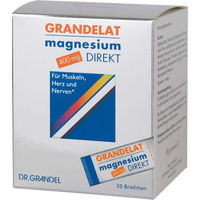 Produktbild von Grandelat Magnesium Direkt 400 mg Pulver glutenfrei 20 Stück