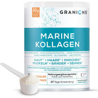 Produktbild von Granions Kollagenpulver Typ I mit hydrolysiertem marine Kollagen und Vitamin C