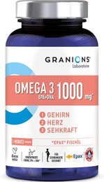 Granions Omega-3 Kapseln hochdosiert mit Fischöl EPA DHA – Bild 1 von 4