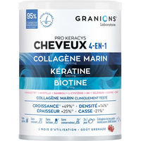 Produktbild von Granions Pro Keracys Haar 4in1 Pulver 300 g glutenfrei und laktosefrei