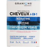 Produktbild von Granions Pro Keracys Haar 4in1 Zink Biotin Selen Tabletten 90 Stück glutenfrei laktosefrei ohne Zusatzstoffe