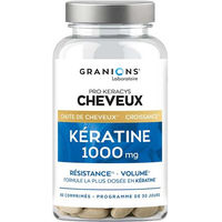 Produktbild von Granions Pro Keracys Keratin 1000 mg Tabletten 90 Stück glutenfrei laktosefrei ohne Zusatzstoffe