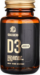 Grassberg Vitamin D3 4000 IU Kapseln 90 Stück – Bild 1 von 2