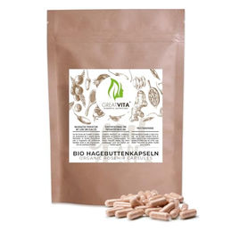 GreatVita Bio Hagebutte Kapseln ohne Zusatzstoffe – Bild 1 von 4