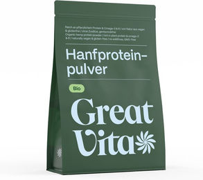 GreatVita Bio Hanfprotein Pulver neutral – Bild 1 von 3