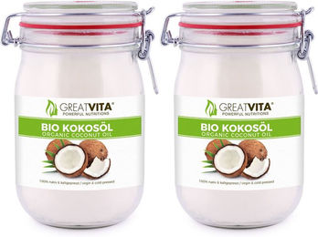 GreatVita Bio Kokosöl nativ und kaltgepresst – Bild 1 von 7