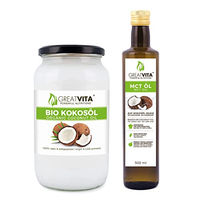 Produktbild von GreatVita Bio Kokosöl nativ und MCT Öl Set