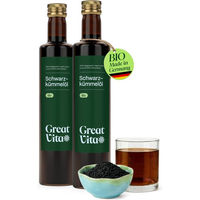 Produktbild von GreatVita Bio Schwarzkümmelöl kaltgepresst 1000 ml ohne Zusatzstoffe