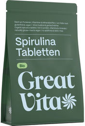 GreatVita Bio Spirulina Tabletten ohne Zusatzstoffe – Bild 1 von 4