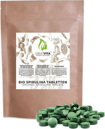 GreatVita Bio Spirulina Tabletten ohne Zusatzstoffe – Bild 1 von 4