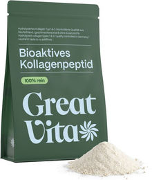 GreatVita Kollagen Pulver aus Rind mit Typ I und Typ III Hydrolysat ohne Zusatzstoffe – Bild 1 von 3