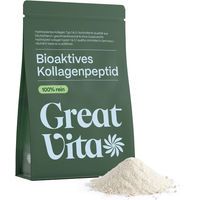 Produktbild von GreatVita Kollagen Pulver aus Rind mit Typ I und Typ III Hydrolysat ohne Zusatzstoffe
