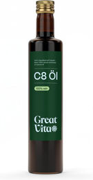 GreatVita MCT C8 Öl auf Kokosölbasis 500 ml Bio Keto Glutenfrei – Bild 1 von 3