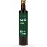 Produktbild von GreatVita MCT C8 Öl auf Kokosölbasis 500 ml Bio Keto Glutenfrei