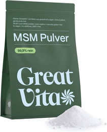 GreatVita MSM Pulver ohne Zusatzstoffe 1000 mg – Bild 1 von 2
