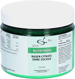 green line NUTRITHEKE Basencitrat Mineralstoff-Komplex Pulver zuckerfrei und glutenfrei – Bild 1 von 1