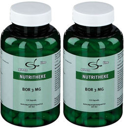 green line NUTRITHEKE Bor 3 mg Kapseln 120 Stück glutenfrei laktosefrei ohne Gelatine – Bild 1 von 1