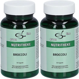 green line NUTRITHEKE Broccoli Kapseln 120 Stück glutenfrei laktosefrei ohne Gelatine und Zusatzstoffe – Bild 1 von 1