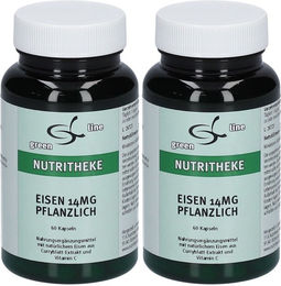 green line NUTRITHEKE Eisen 147 mg pflanzlich Kapseln 60 Stück – Bild 1 von 1