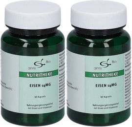 green line NUTRITHEKE Eisen Fumarat 14 mg Kapseln 120 Stück – Bild 1 von 1