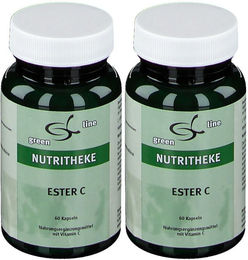 green line NUTRITHEKE Ester-C Kapseln 120 Stück glutenfrei laktosefrei ohne Gelatine – Bild 1 von 1