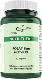 green line NUTRITHEKE Folat 800 Folsäure Kapseln – Bild 1 von 1