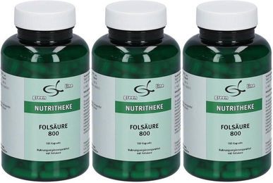 green line NUTRITHEKE Folsäure Kapseln 180 Stück – Bild 1 von 1