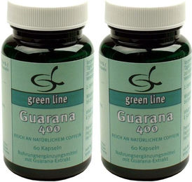 green line NUTRITHEKE Guarana Kapseln vegan laktosefrei und glutenfrei 120 Stück – Bild 1 von 1