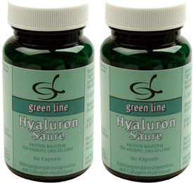 green line NUTRITHEKE Hyaluron Säure Kapseln 120 Stück glutenfrei laktosefrei ohne Gelatine – Bild 1 von 1