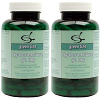 Produktbild von green line NUTRITHEKE Hyaluronsäure 50 mg Kapseln 120 Stück laktosefrei und glutenfrei ohne Zusatzstoffe