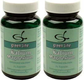 green line NUTRITHEKE Kalium und Magnesium Citrat Kapseln 150 Stück – Bild 1 von 1